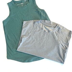 Bundle: DSG Green and Light Gray Athletic Tank Top Set. S